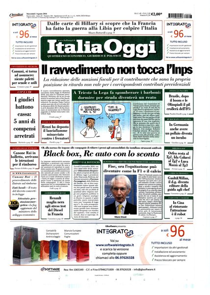 Italia oggi : quotidiano di economia finanza e politica